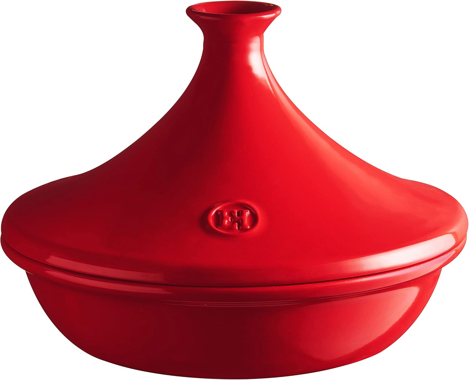 Emile Henry Made In France Flame Tagine, 3.7 quart, Burgundy