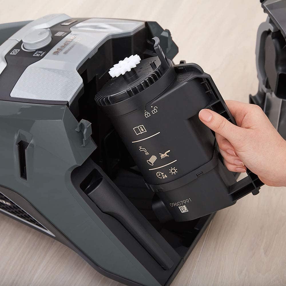 Miele Blizzard CX1 Pure Suction Canister Vacuum Cleaner + SBD285-3 Rug & Floor Tool + SBB300-3 Parquet Twister + Crevice Tool + Upholstery Tool + Dust Brush