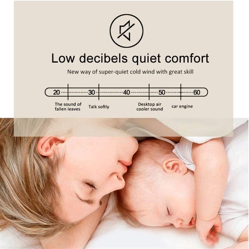 Mini Air Conditioner Fan, Portable Air Conditioner, Portable Desktop Cooling Fan, Personal Table Air Conditioner Fan for Small Room Office Camping (Color : Green)