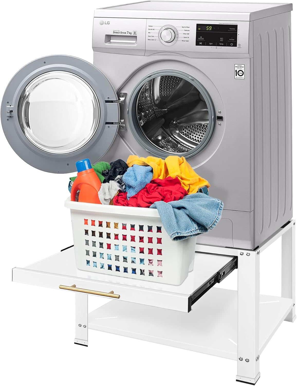 Royxen Washer and Dryer Pedestals Heavy Duty Metal Laundry Pedestal 29