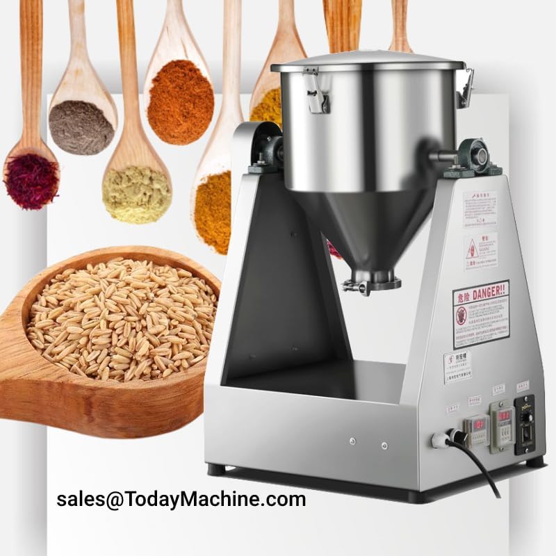 Mixer machine W double cone blender dry powder mixing equipment