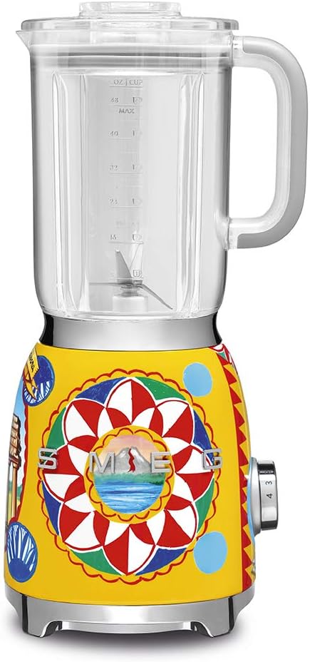 Dolce and Gabbana x Smeg Countertop Blender BLF01DGUS, 