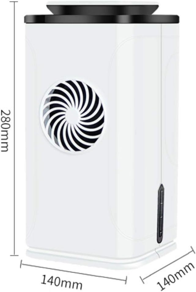 Portable Cooler, Mini Air Conditioner Air Purifier, Three-in-one Cooling, Purification And Humidification, 12000w Negative Ion Generator, Small Space Silent Mobile Cooling