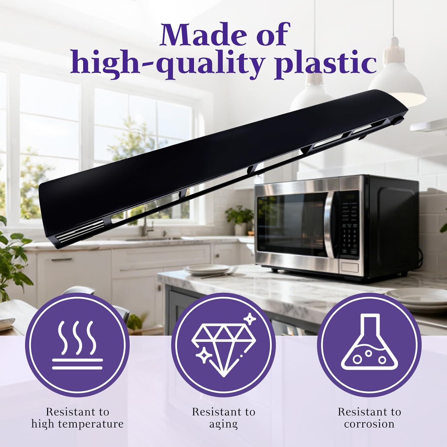 WB34X25406 Microwave Vent Grille, WB34X25406 Top Vent Grille, WB34X25406 Microwave Vent Kit Compatible with GE Replaces JVM3162RJ1SS, JNM3163DJ1BB, JNM3163RJ1SS, JNM3184DP8BB