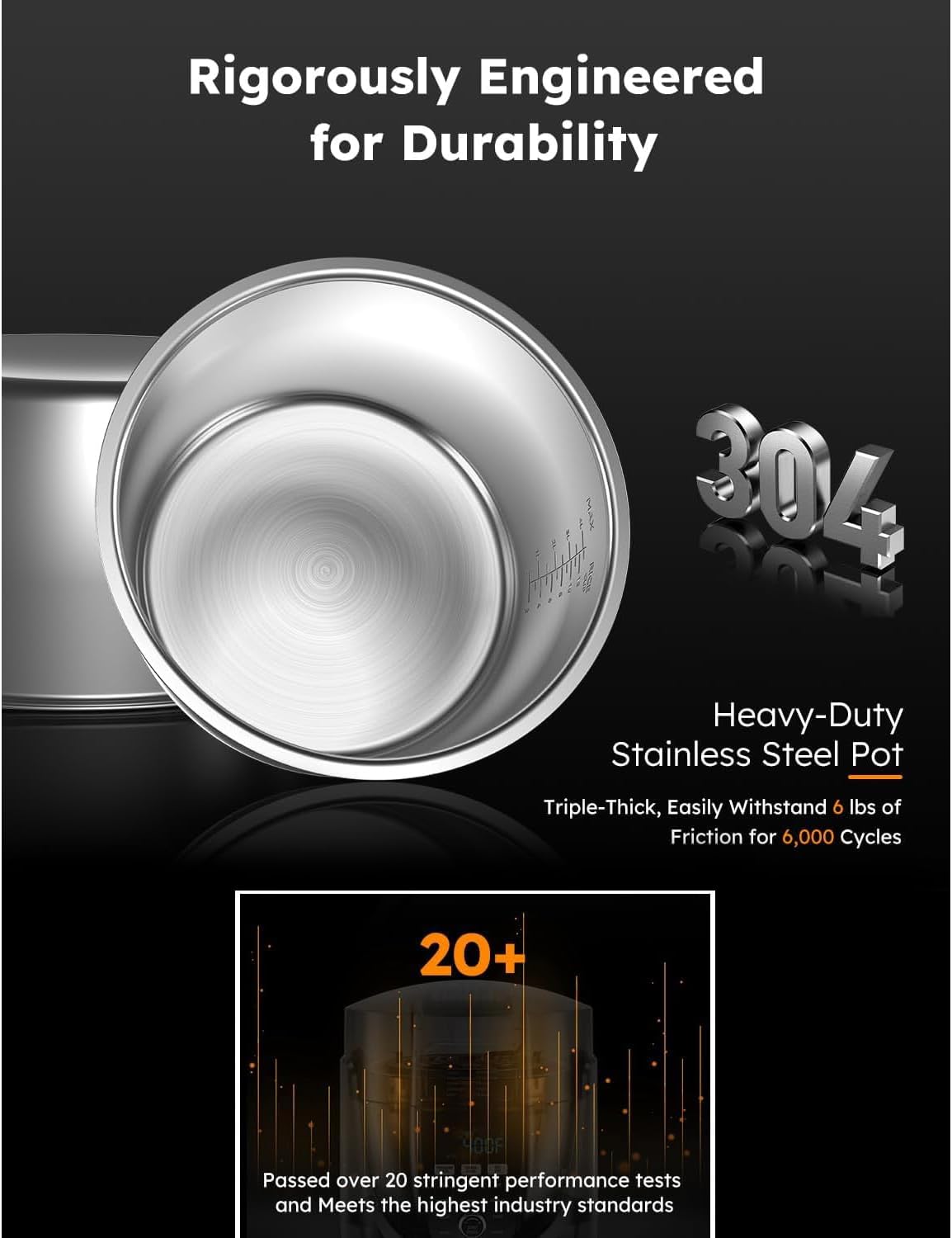 Nuwave Duet Air Fryer, Electric Pressure Cooker & Grill Combo, 540 IN 1 Multicooker with 3 Removable Lids, Slow Cook, Sautés, Dehydrator, 18/10 SS Pot, Sure-Lock Safety Tech & 13 Deluxe Accessories