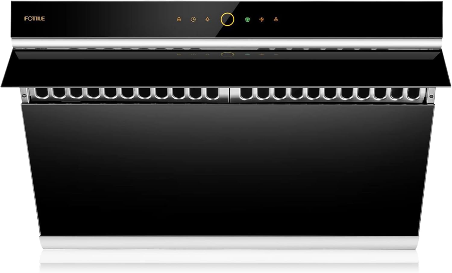 FOTILE JQG7505 30” Under-Cabinet or Wall-Mount Range Hood | Dual DC-Motor | Slant Vent Design & TOSHIBA EM131A5C-BS Countertop Microwave Ovens 1.2 Cu Ft