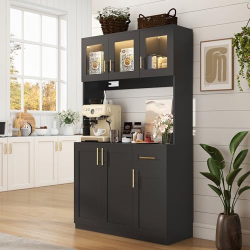 Kitchen Hutch Storage Cabinet: 71