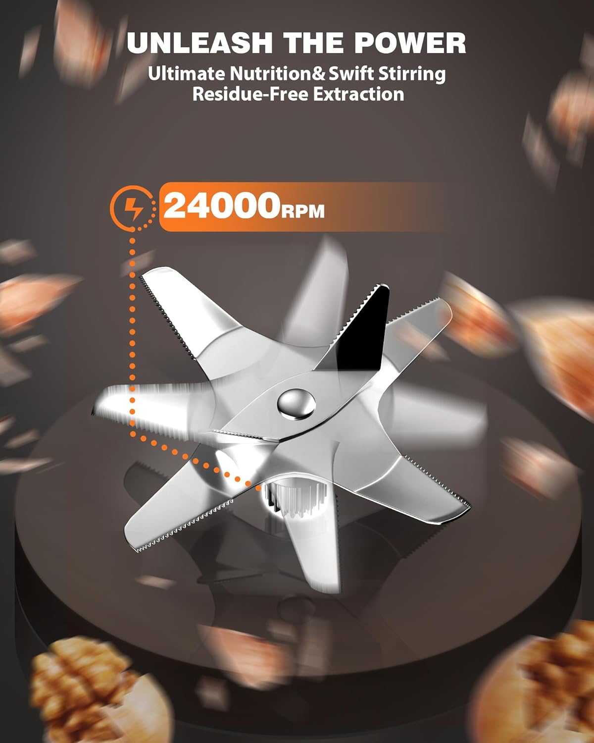 WantJoin 60 Oz Hot & Cold Countertop Cooking Blender, 24000RPM High-Speed Blender with 9 One Touch Programs, Soybean Milk Machine for Nut Butters,Soups,Shakes and Smoothies with 12H Delay Cook