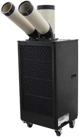 Industrial Portable Air Conditioner with Wheels 5L Large Tank Commercial Spot Cooler Adjustable Air Outlet Ideal for Hospitals Workshops Outdoor Events 220V 1.1KW