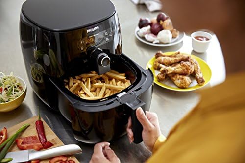 Philips Airfryer, Avance Turbo Star, Digital, Black, HD9641/96