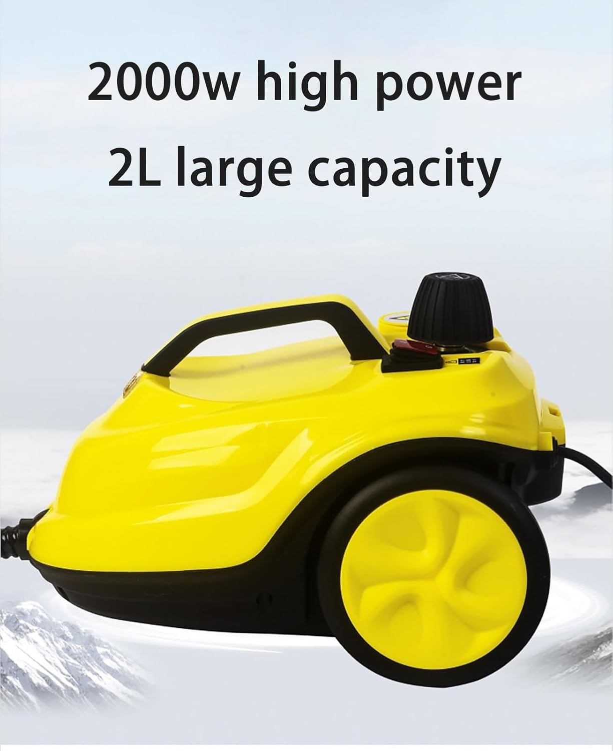 1500W Handheld Steam Cleaner Steam Carpet Cleaner Vacuum Cleaner, Continuous Steam, Suitable for Furniture, Upholstery, Sofas