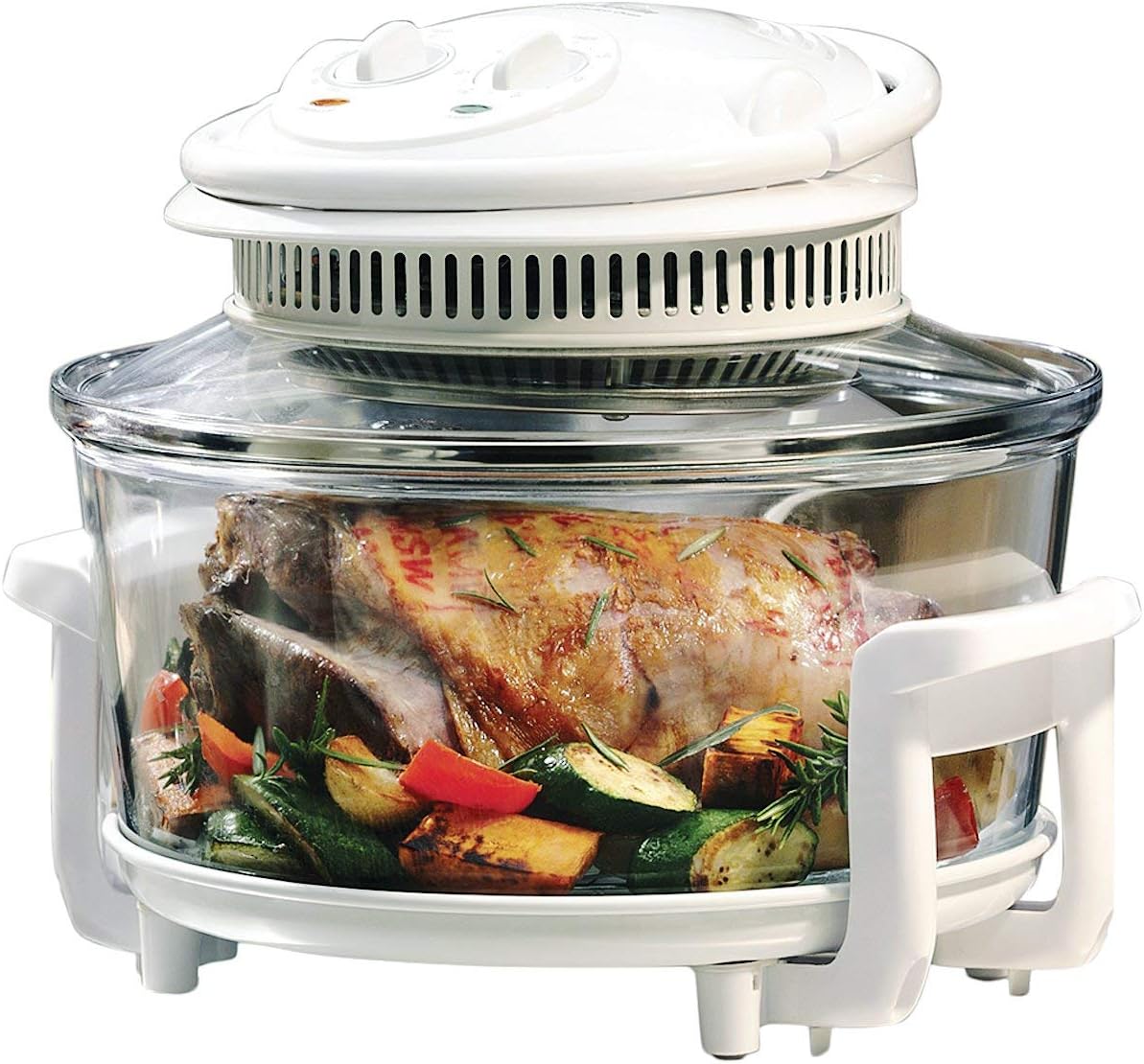 Electric Air Fryer Turbo Convection Oven Roaster Steamer,Halogen Oven Countertop Great for French Fries & Chips