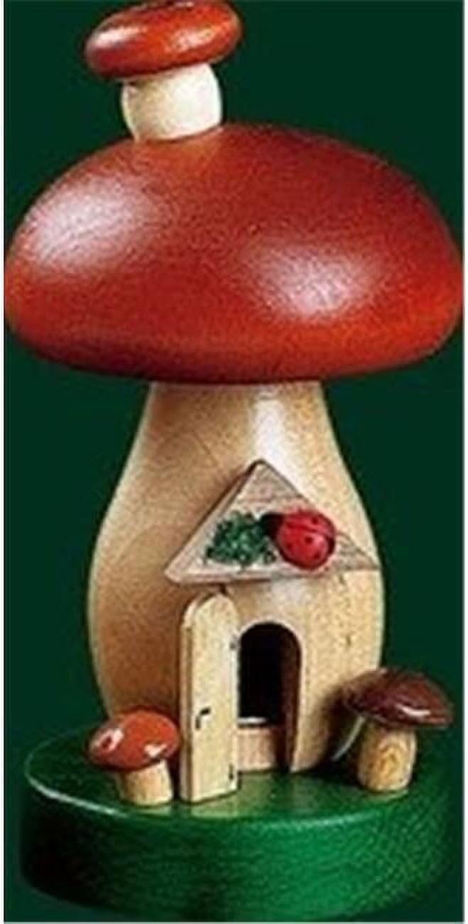 5.15 in. Richard Glaesser Smoker Richard Glaesser Smoker - Bunny Family with Eggs on Mushroom