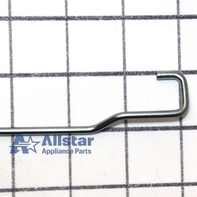 Allstar Appliance Parts WP4452395 AA Microwave Left Side Torsion Spring, White, 1 Pound, 27x3x6 Inches, MICROWAVE OVEN, Touch Screen, Microwave Radiation, 1 Pound Max Weight Capacity, Spring