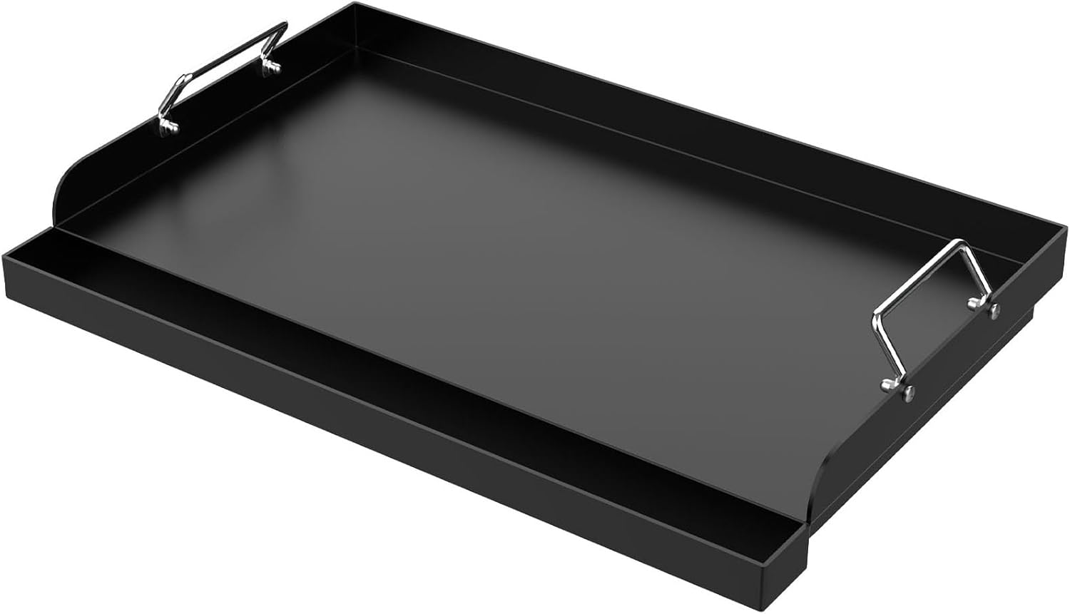 Universal Carbon Steel Griddle for Gas Grill/Kitchen Stove Top, Large Griddle Pan for Camp Camping,Tailgating and BBQ Accessories, Plancha Para Cocinar, 25