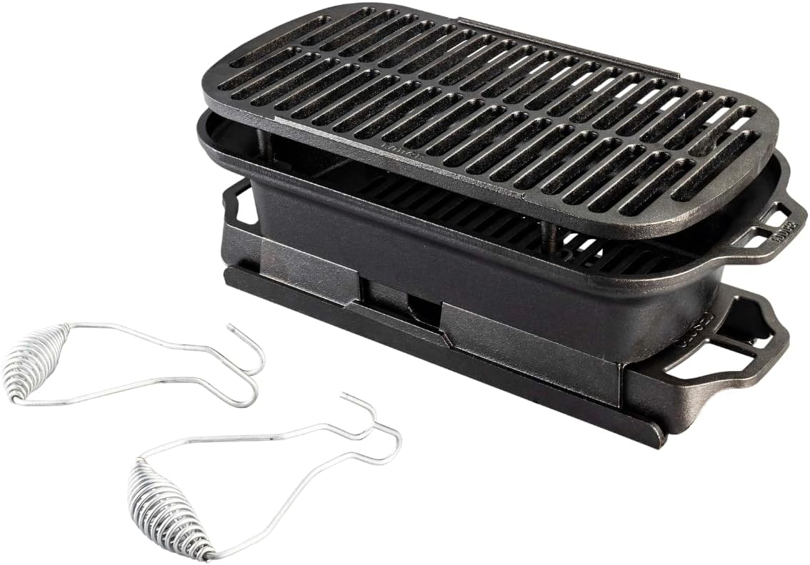 Lodge Sportsman's Pro Charcoal Grill Black