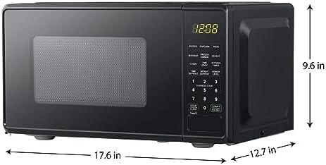 Microwave 0.7 cu. ft. Compact Countertop Black White Red Original Equipment Manufacturer