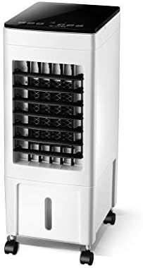 Portable Air Conditioner Fan Living Room Water- Cooled Remote Control Space Air Coolers, office Single Cool Cold Air Fan, Nightstand Portable Bladeless Air Conditioning Unit White