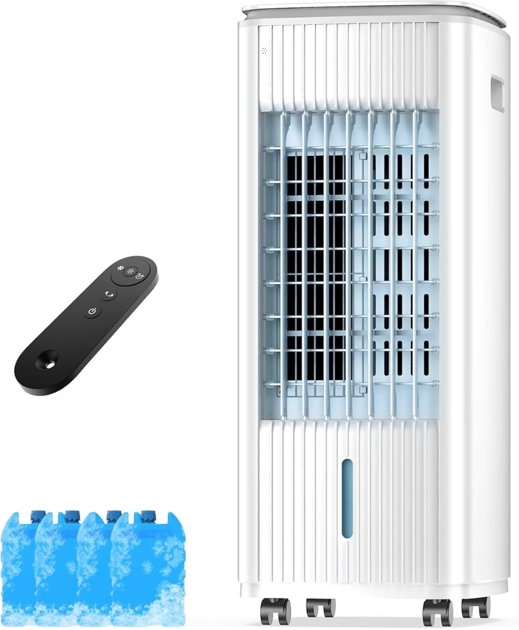 Portable Air Conditioners, 7H Timer for Auto-Off, Swamp Coolers Portable Ac with 70° Oscillation,for Room Bedroom Office, White