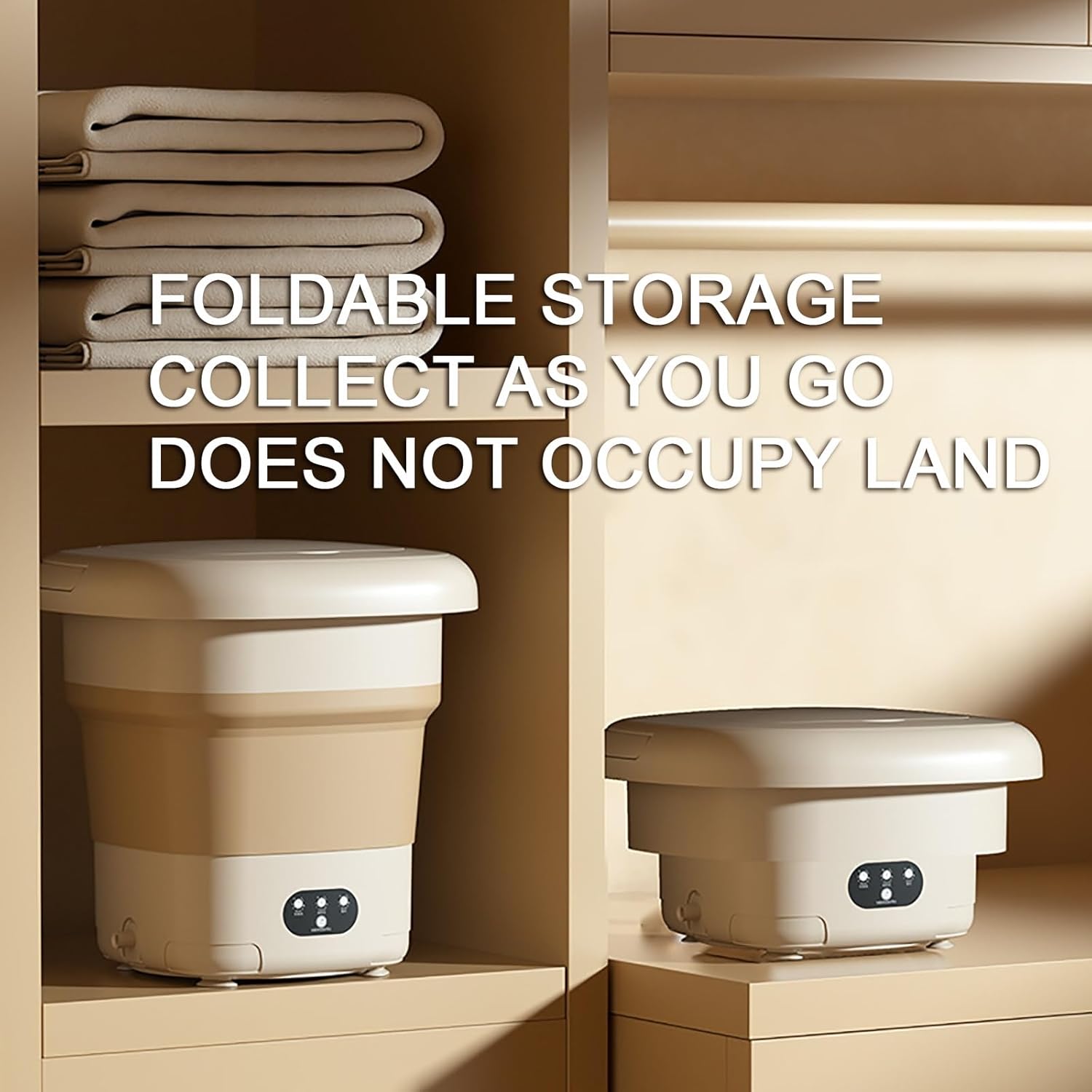 Mini Washer, Washer, for Socks Underwear Baby Clothes,Suitable for Apartment Camping RV Travel Laundry (Size : B)