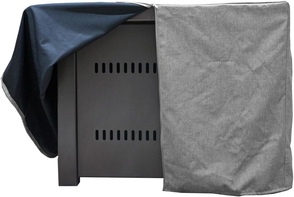 Square Fire Pit Commercial Cover Grey