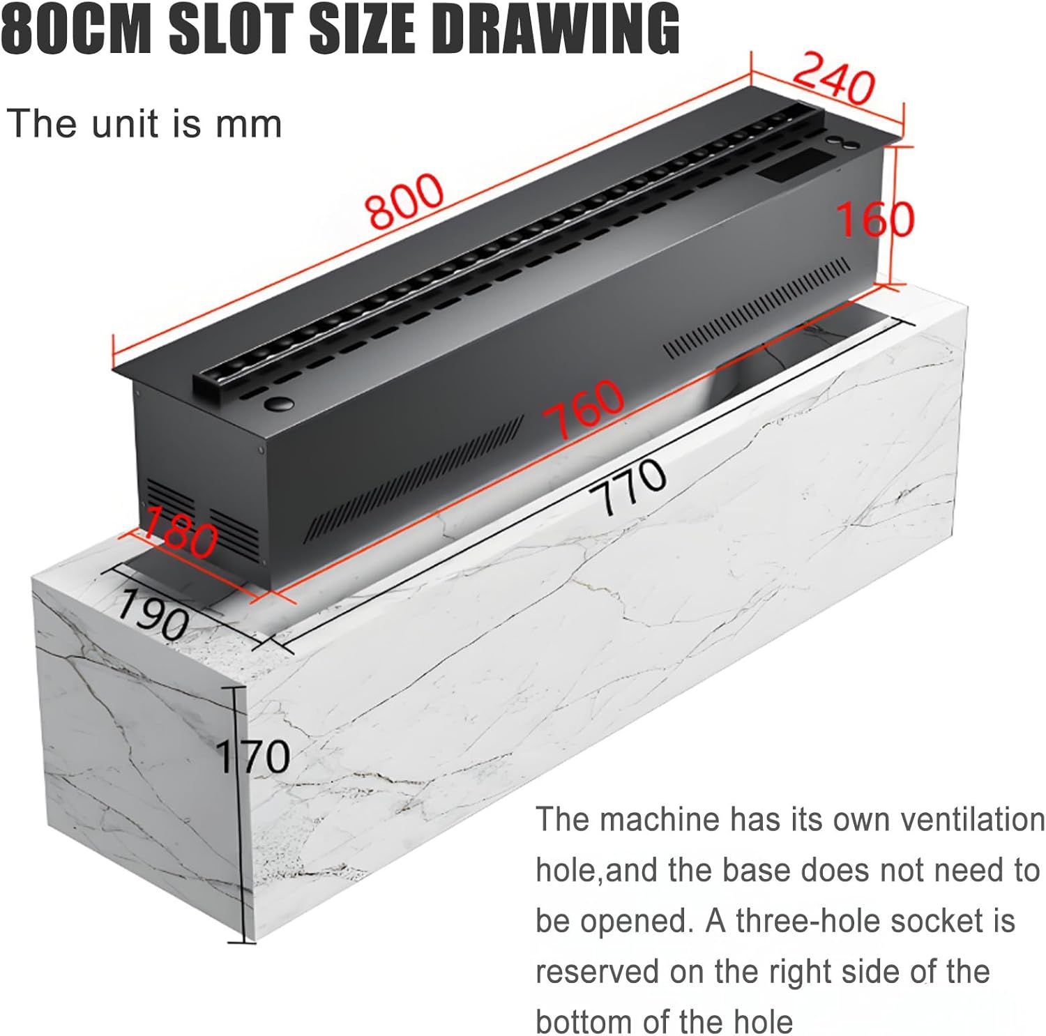 New Atomized Electric Fireplace,70cm-100cm/27.6-39.4 Inches Fireplace for Bedroom, Chiminea Electrica para Sala 3D Simulated Touchable Steam Flame with 7 Flame Colors 100cm/39.4in