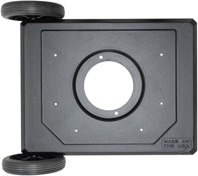 Q QUALITY BRAND COMPANY PGS A-Series ALC Wheeled Base for Liquid Propane Outdoor Patio Gas Grill - 23 x 18 x 5 in. - Black Color