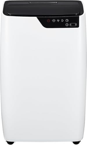 12,000 BTU Portable Air Conditioner, 3-in-1 Vertical AC Unit with Cooling/Dehumidifying/Fan Modes, Remote Control Smart Air Conditioner Cools up to 550 sq. ft. for Large Rooms, Offices, White