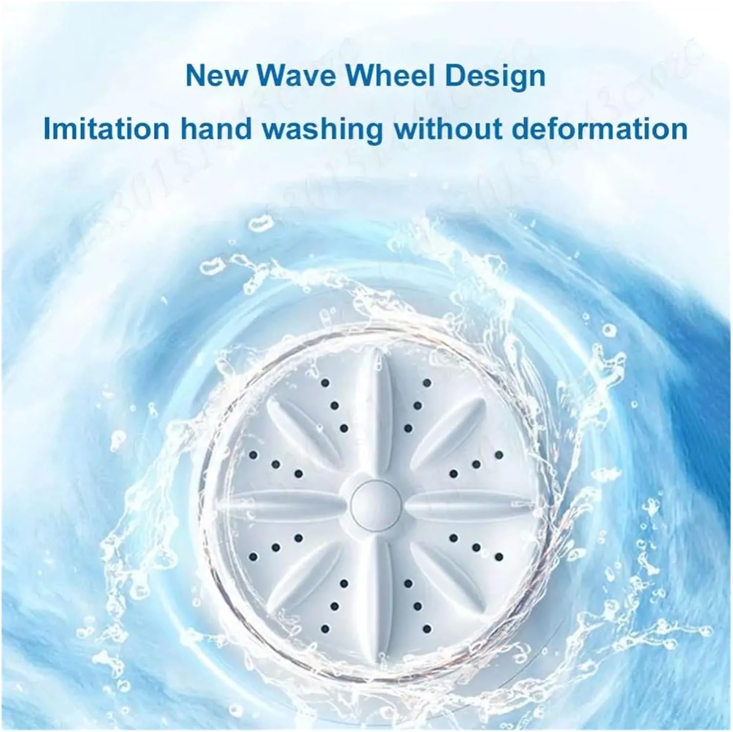 Portable Washing Machine, Clothes Washer Portable Dehydratable Laundry Washer Travel Cordless Underwear Washing Machine Outdoor Cleaning Bucket,for Apartments, Homes, and Dorms