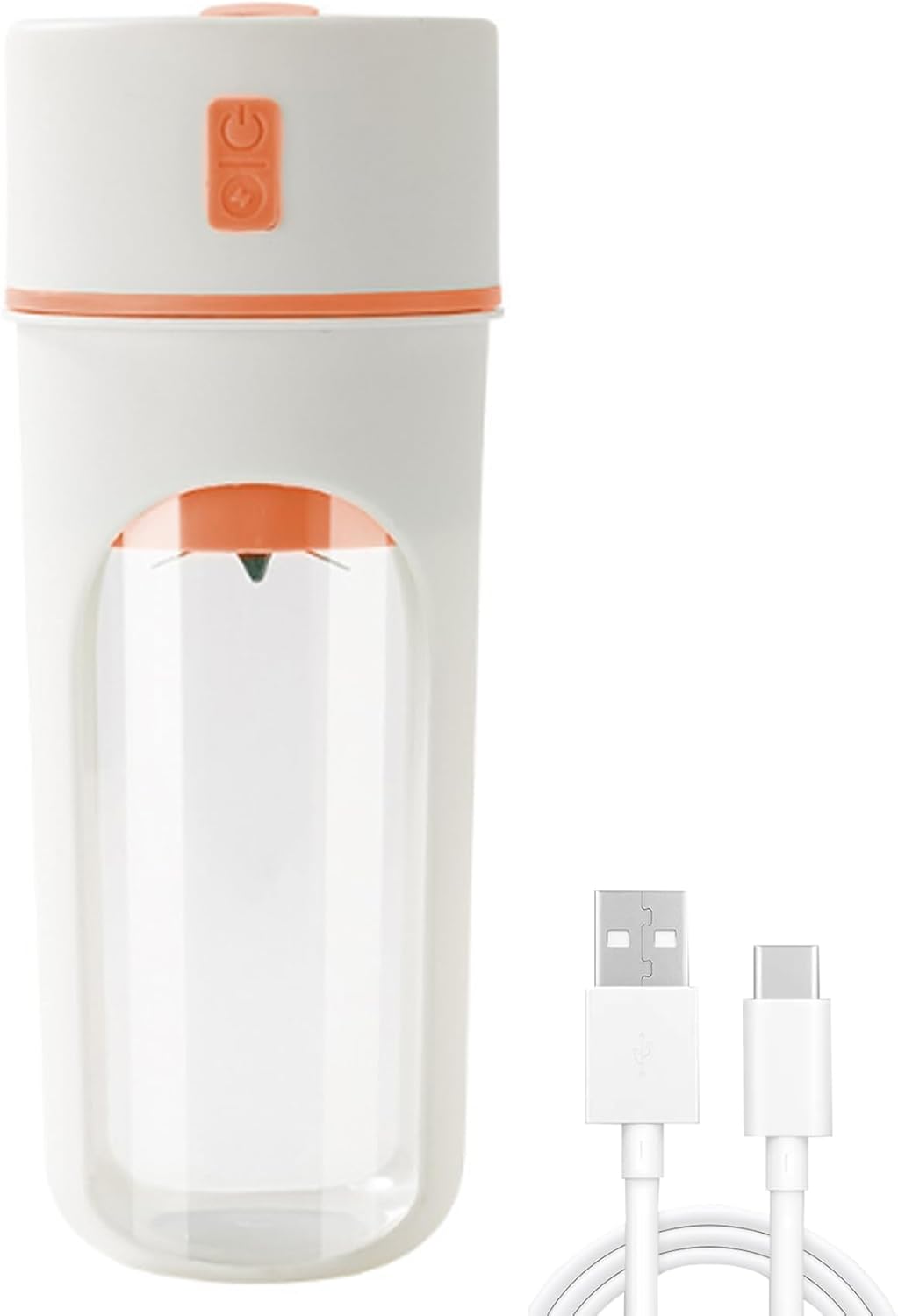 Portable Blender, 480ml Portable Juicer Blender with 6-Blade Head, Cup for Shakes and, USB for Office, Gym, Kitchen, Travel Mini