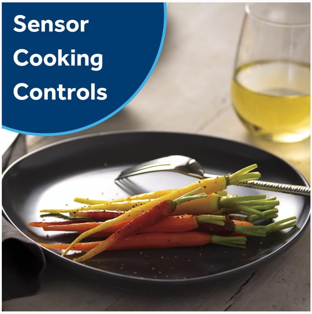 Compact 0.7 Cu. Ft. Countertop Microwave Oven with 6 Auto Cooking Settings & Child Lock - Efficient & Easy to Use