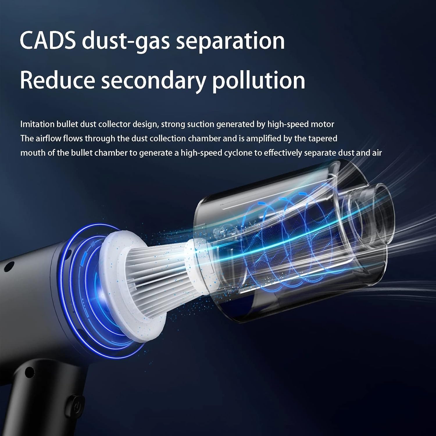 Car Vacuum Cleaner - Car Accessories - Small 12V High Power Handheld Portable Car Vacuum Deep Detailing Cleaning Kit of Car Interior with Wet Or Dry