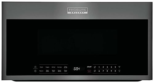 Gallery 30 in. 1.9 cu. ft. Over The Range Microwave with Sensor Cook in Black Stainless Steel