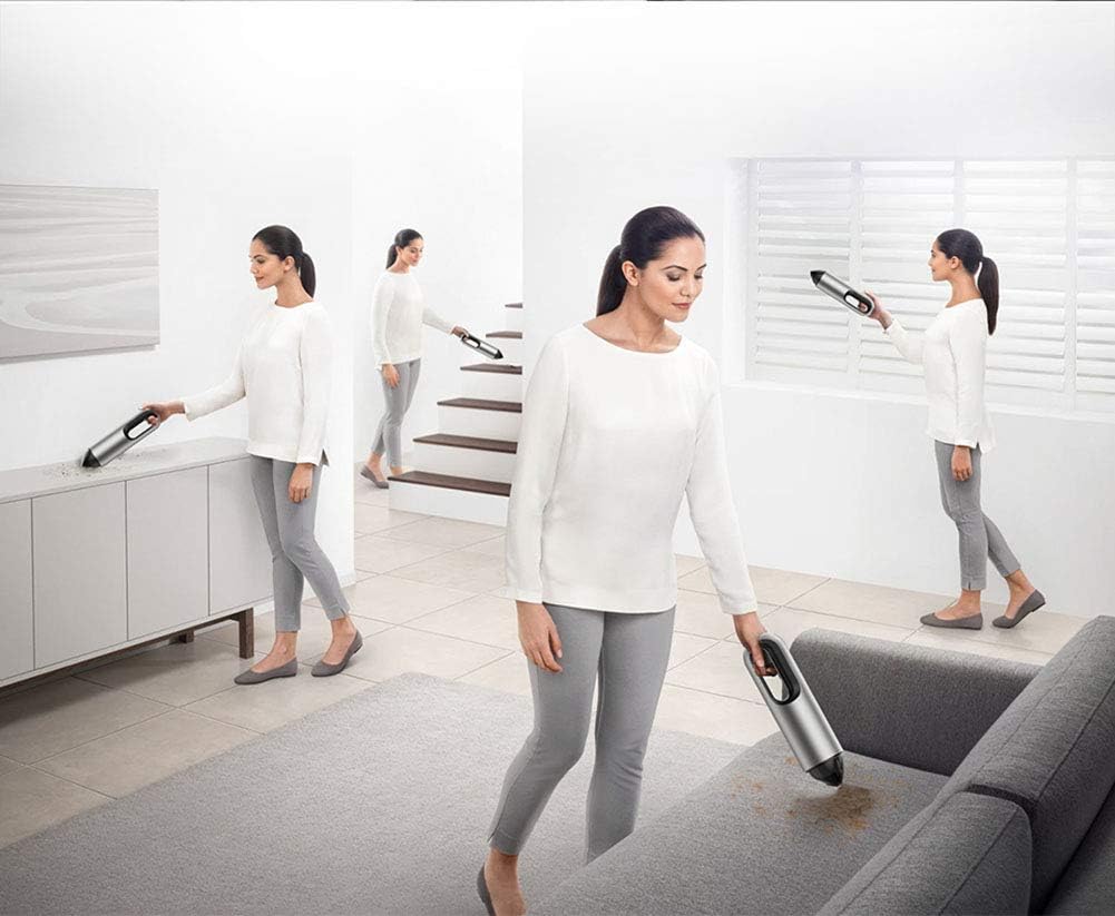 WYYHAA Handheld Vacuum Cordless, 120W 5.2 Kpa Portable Cordless Car Vacuum 2500mAh Lithium Battery Powerful Handheld Vacuum Cleaner for Car Home Pet Hair Dust…