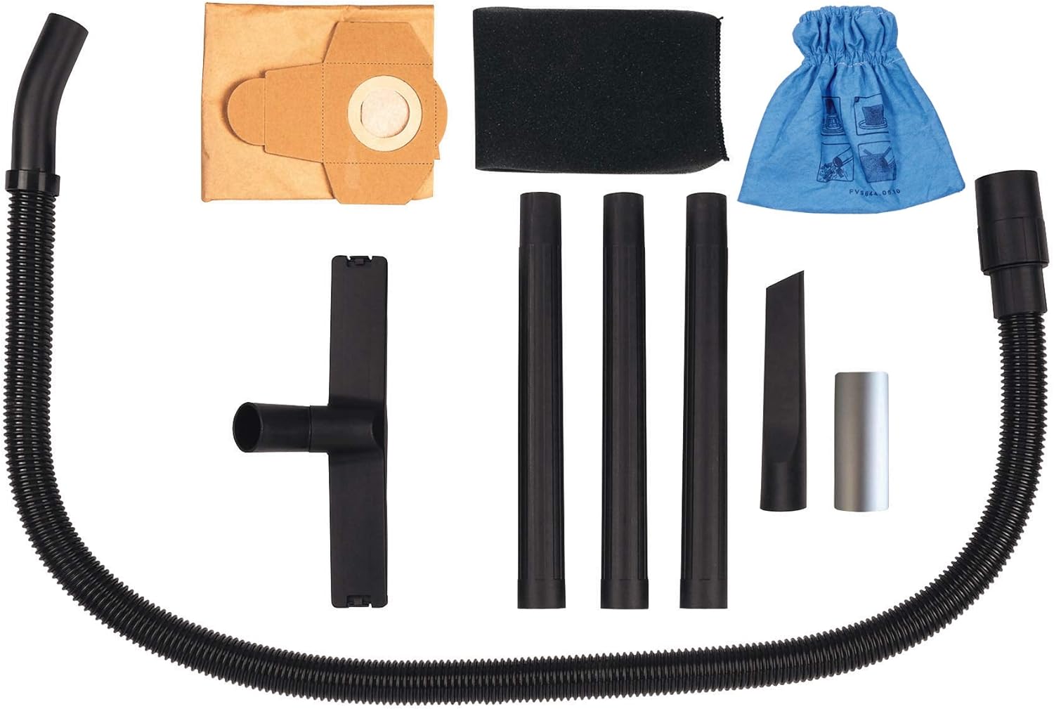 Portable Handheld Car Vacuum Cleaner Wet Dry Dustbuster 12V 106W 5000Pa Strong Suction Power with Carry Bag 16.4 Feet Cable (Balck-Orange)