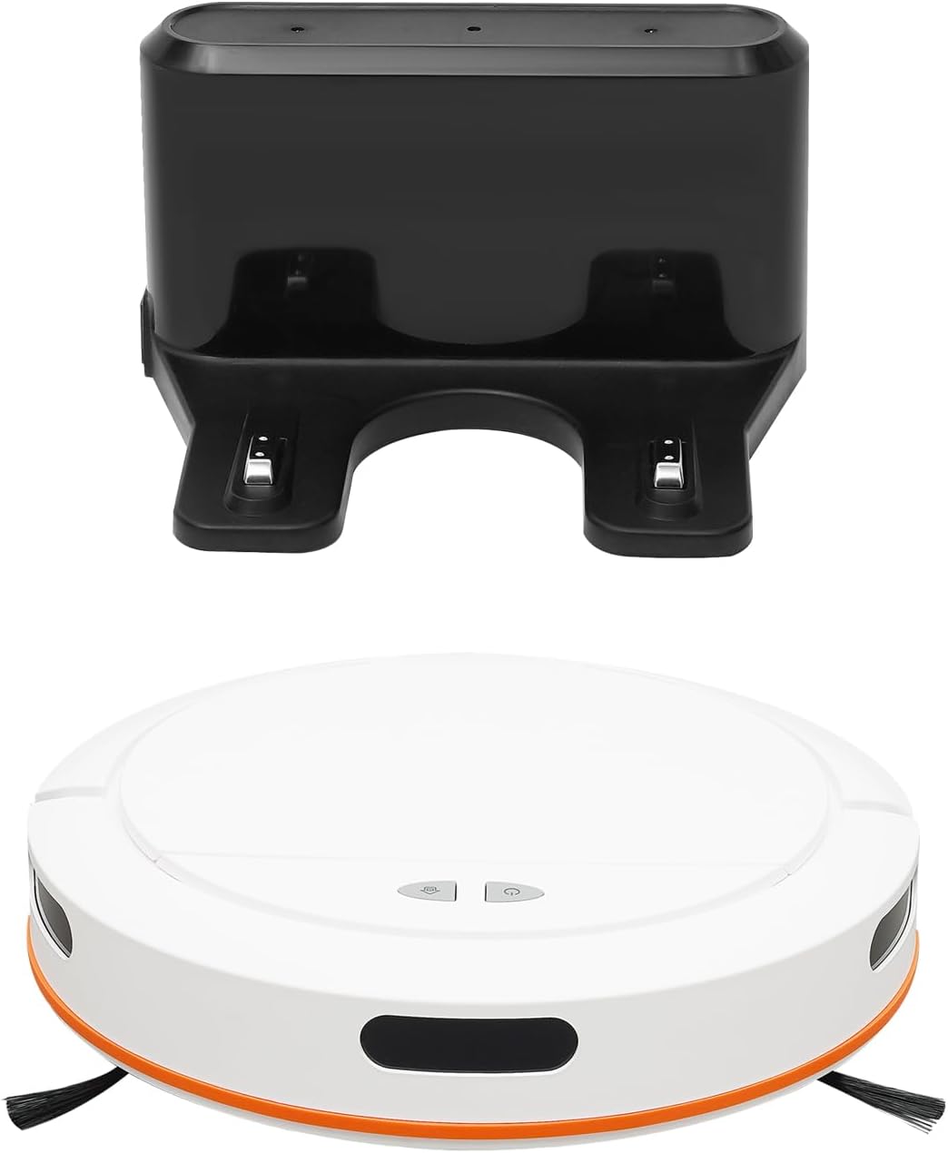 Robot Vacuum Cleaner, 3 In 1 Robot Vacuum & Mop & sweep Combo, Push Button and APP Control, Self-Charging Robotic Vacuum Cleaner, 120 Mins, Strong 2700Pa Suction, Ideal for Pet Hair and Carpet (White)