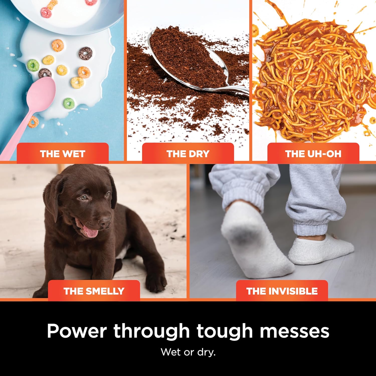 SHARK WD261 HydroVac MessMaster Heavy Duty 3-in-1 Cordless Self-Cleaning Multi-Surface Cleaner, LED Headlights, Lightweight, Powerful Suction, for Hard Floors & Area Rugs, Stone (Renewed)