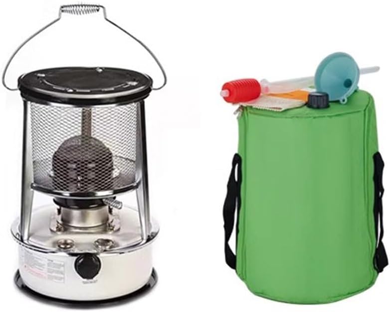 Tent Heater For Outdoor Kerosene Stove Camping Heaters Mobile Convection Heater Cooking Stoves Hiking Ice Fishing Hunting(White (6L))