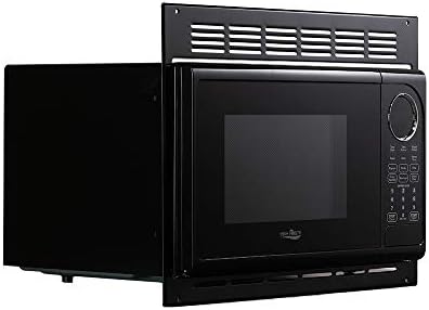 RV Microwave | .9 Cubic Ft Black Microwave with Trim Kit | 900 Watt Direct replacement for High Pointe