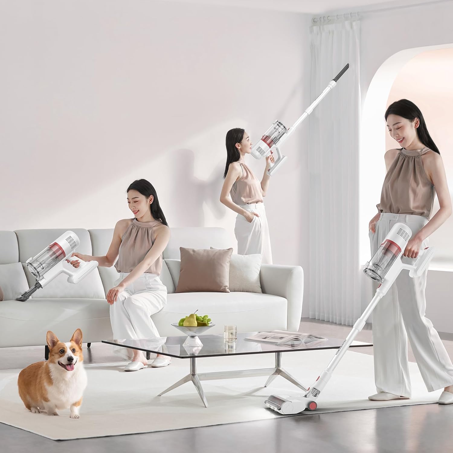 Cordless Vacuum Cleaner, Stick Vacuum for Home