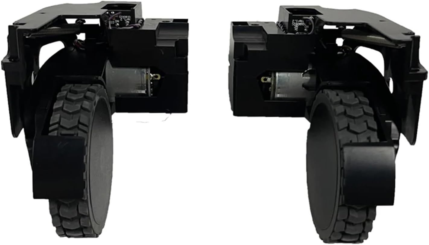 Left and Right Anti-Skid Wheels ，Compatible for 360 ，S7 and 360 S7 pro Robot Vacuum Cleaner Accessories Spare Parts(Left and Right)