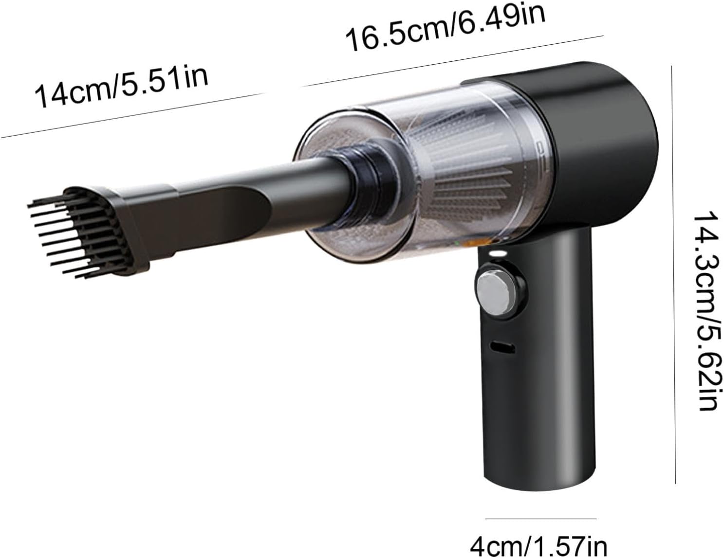 TOMURA Handheld Car Vacuum Cleaner - Powerful Suction Small Car Vacuum Cleaner, Mini Dusts Buster with USB, Portable Affordable Strong Vacuums, for Car Carpet Floor Pet Hair, Home Car All Scenarios