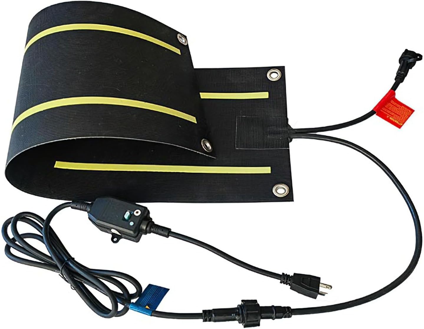 Snow Melting Mat,Heated Snow Melting Mat for Stairs, Winter Ice Heated Rubber Mats,Anti-Slip Electric Heated Walkway Mats,for Outdoor Steps, Walkway, Decks(Size:10 * 48in,Color:1 Piece)