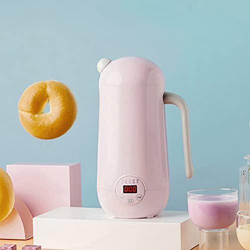 Mini Soymilk Machine Portable Soy Milk Rice Paste Maker Electric Juicer Blender Food Grinding Heating Processor(D)