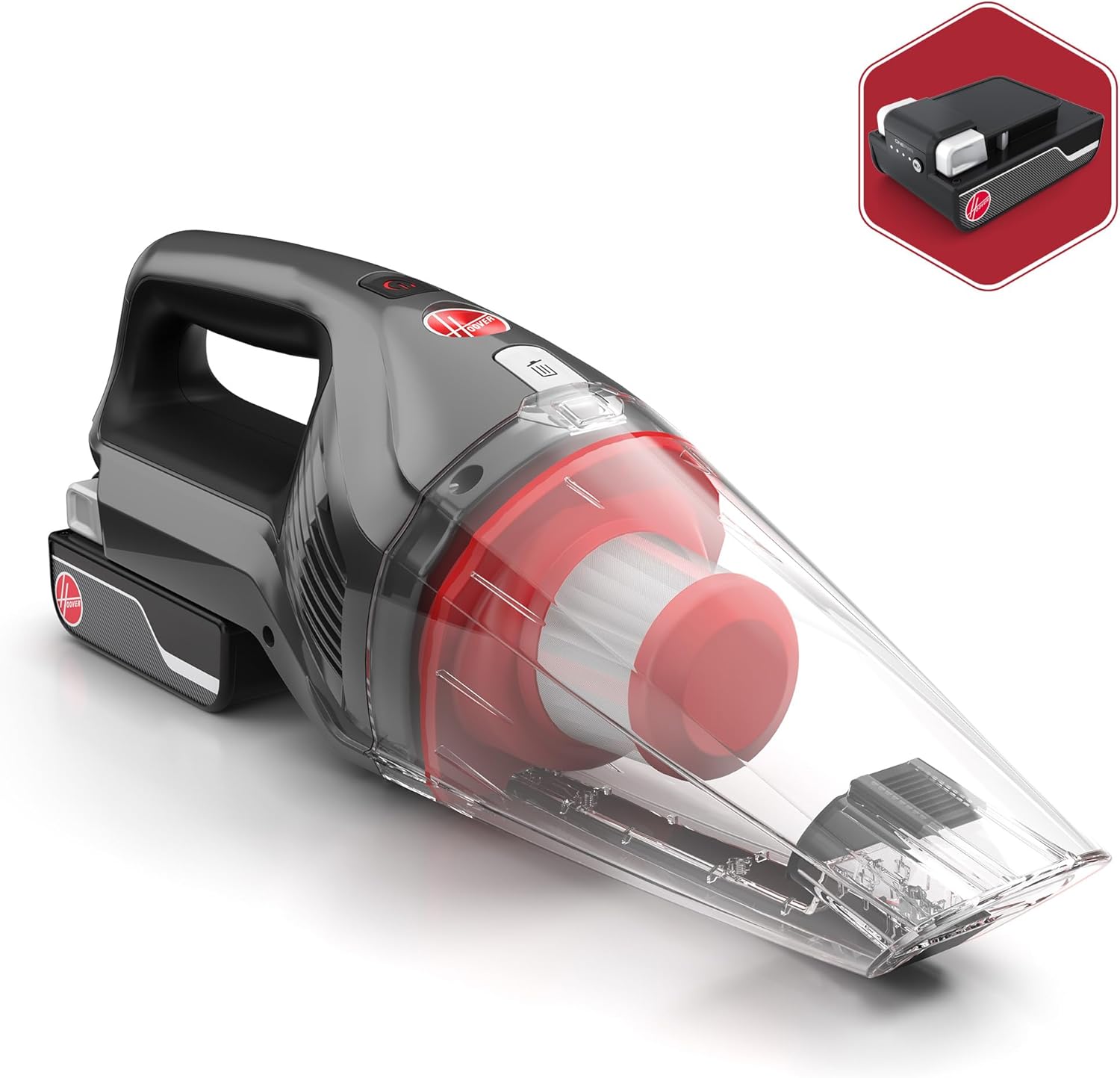 Hoover ONEPWR Cordless Handheld Vacuum Cleaner, Powerful Suction, Lightweight and Compact, Perfect for Quick Pick-Ups, Includes On-Board Crevice Tool, Portable Vacuum Cleaner