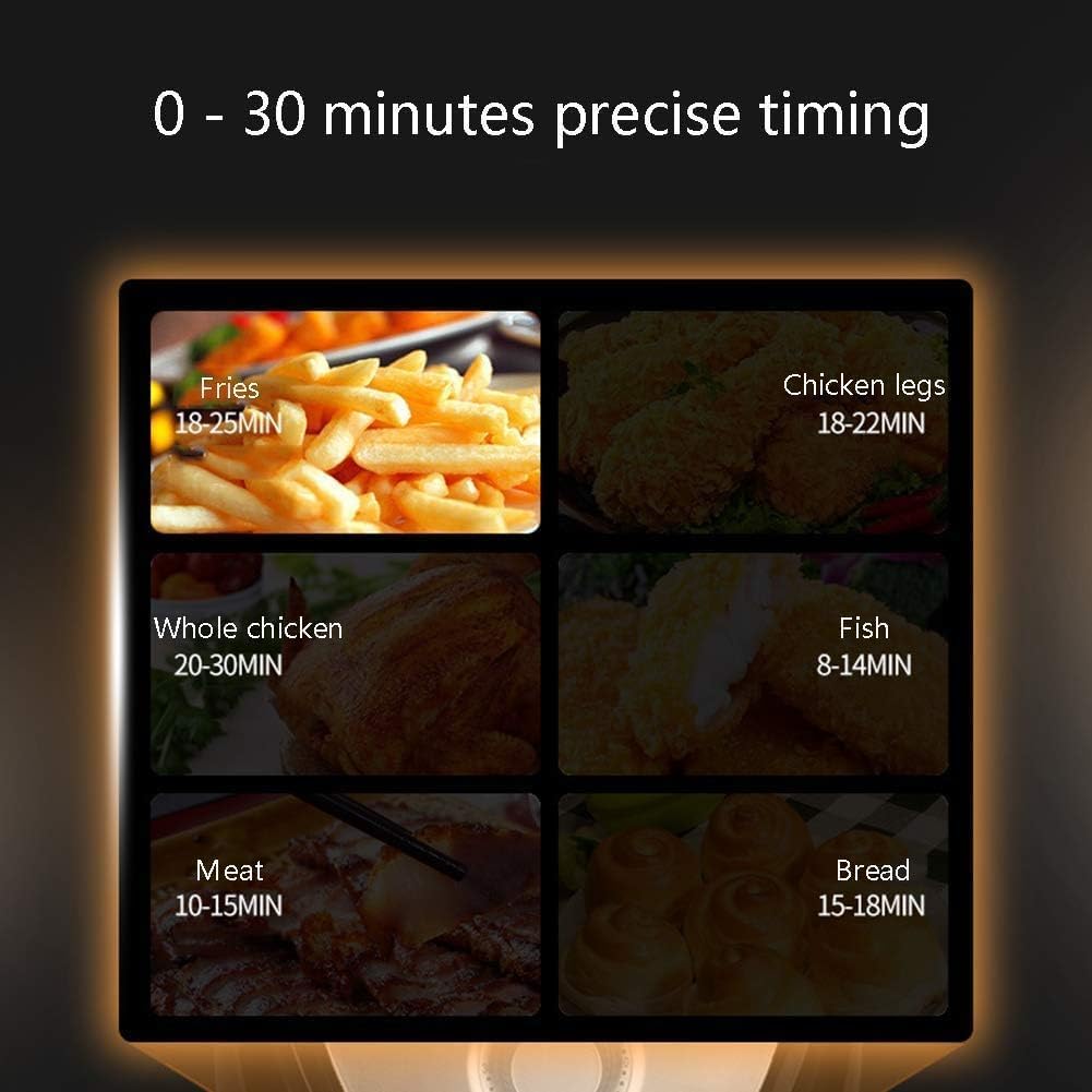 oven mini oven air fryer oven Small Air Fryer, Air Fryer, Electric Fryers with 360° hot air high-speed circulation heating, 30 Minute Timer and Adjustable Temperature Control 1300W, 4.5 Litre Small
