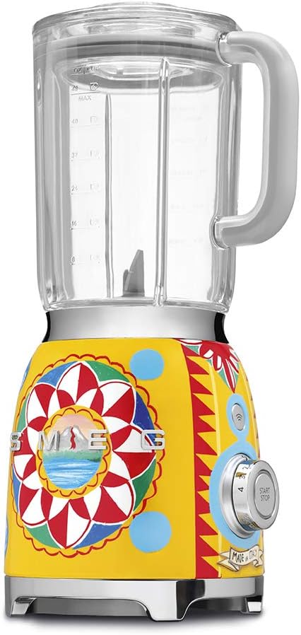 Dolce and Gabbana x Smeg Countertop Blender BLF01DGUS, 