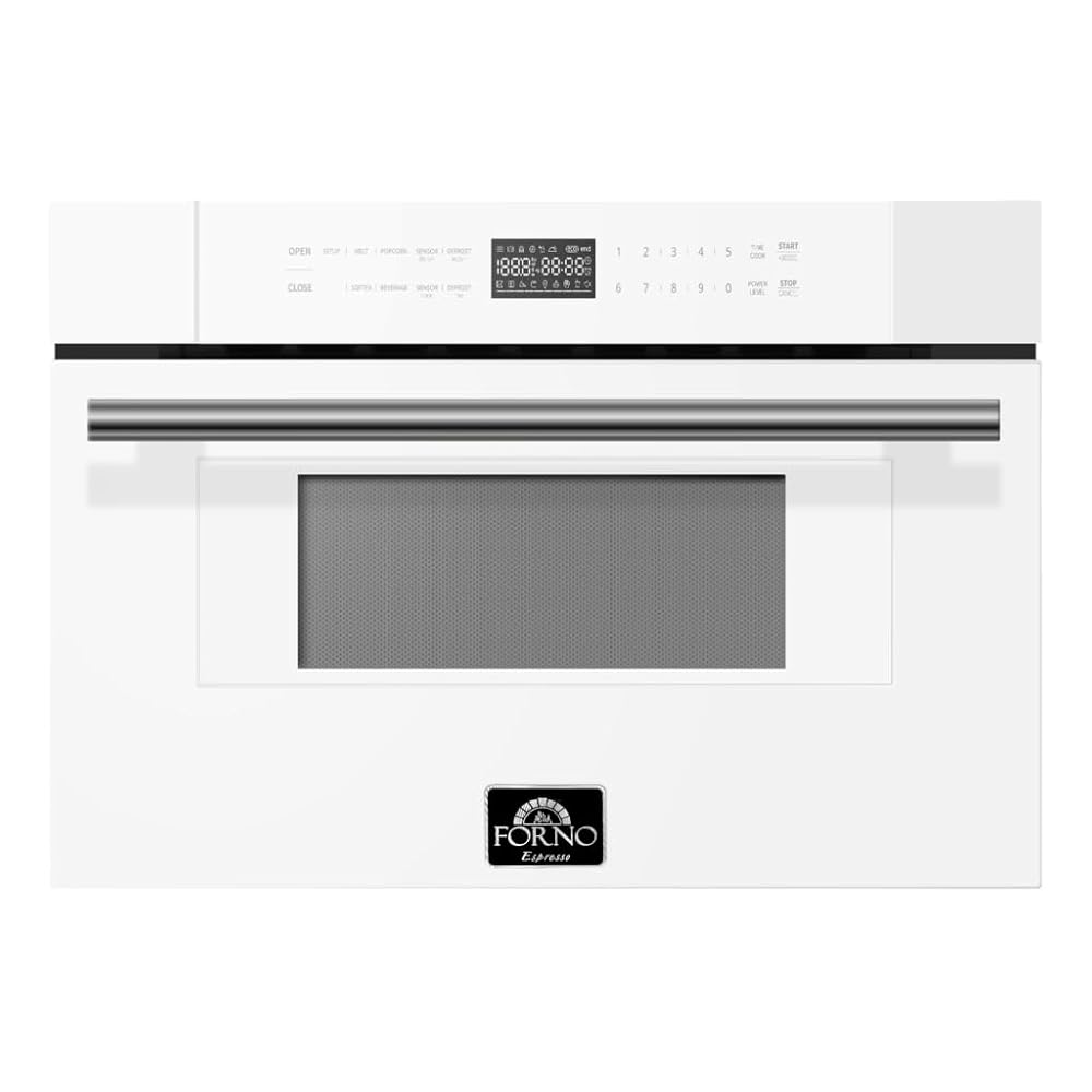 FORNO Capoliveri Espresso White 30 Inch 1000 Watts Microwave Drawer 1.2 cu.ft.