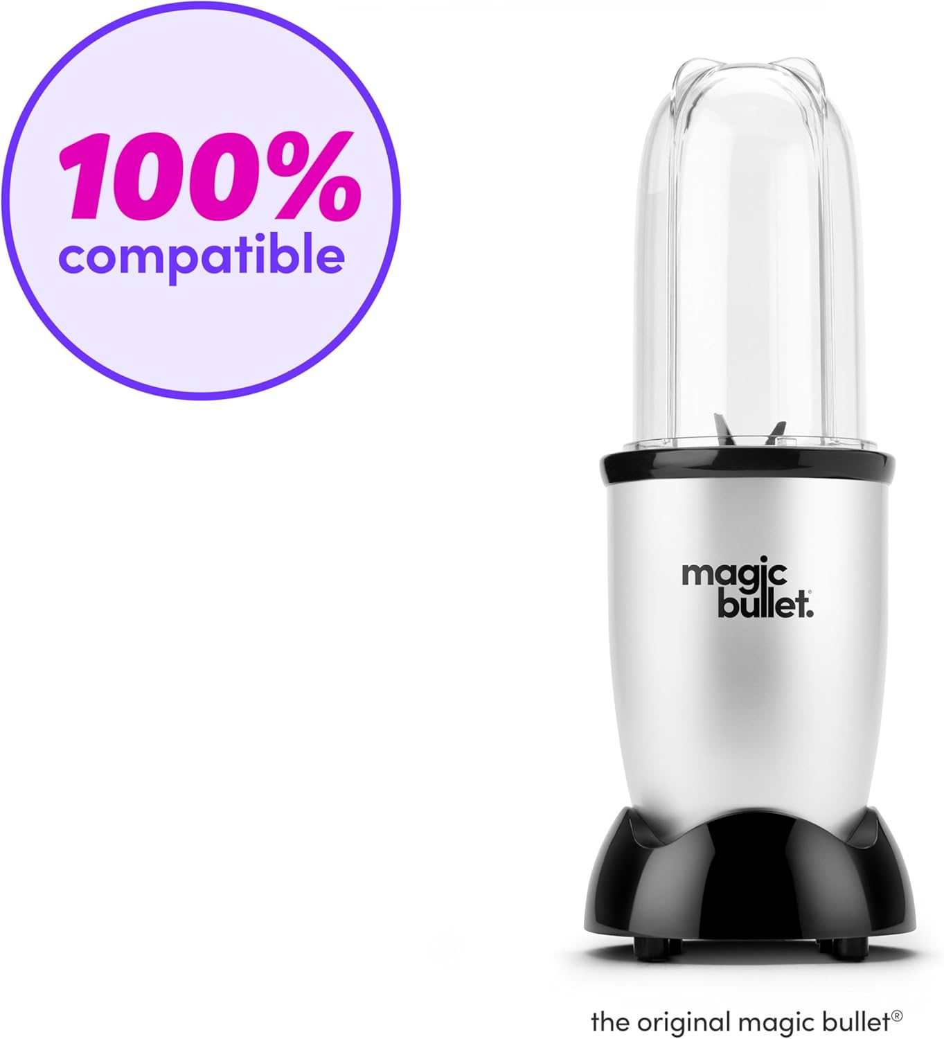 Magic Bullet Deluxe Upgrade Kit, Black, 12-Ounce Food Blender, Dishwasher Safe