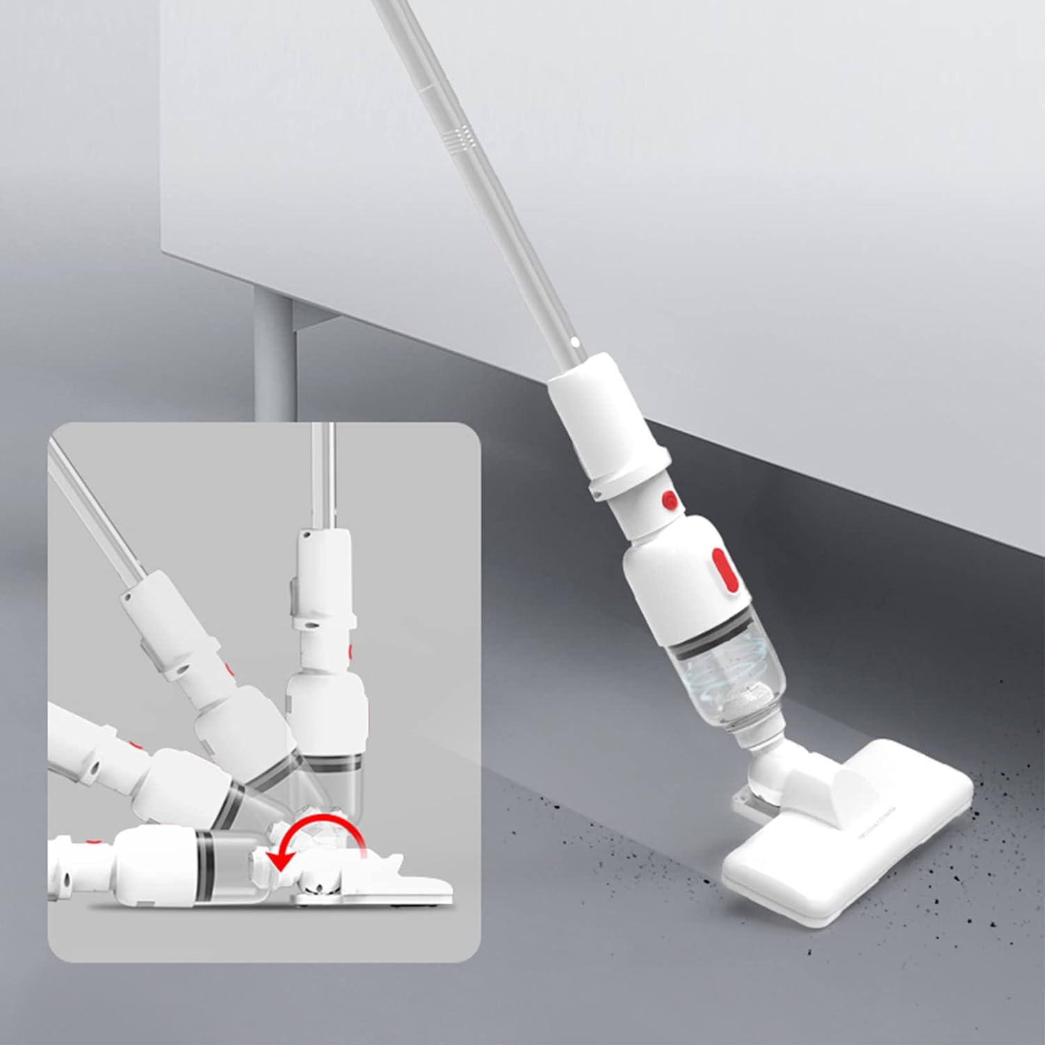 Mini Vacuum Cleaner, Small Cordless Handheld Vacuums,USB Charging Lithium Lon Busters for Keyboard,Computer,Hairs,Car Interior & Other Crevices Cleaning BRLZ-07